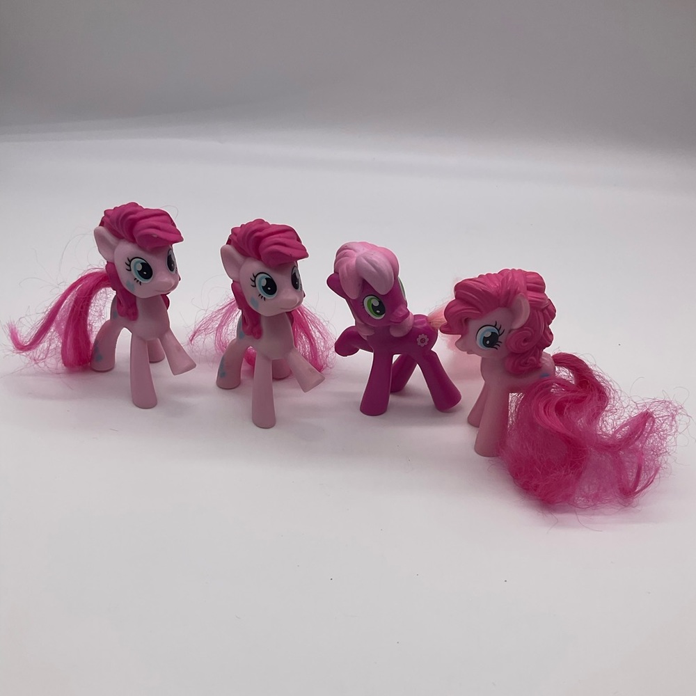 FOUR PINK MY LITTLE PONYS
